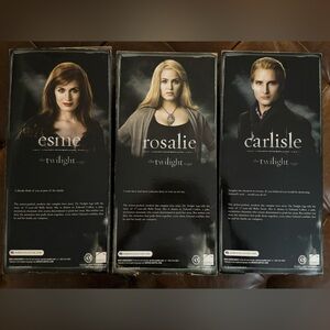 Barbie Twilight Series Collectible Dolls- Esme, Carlisle & Rosalie- By Mattel